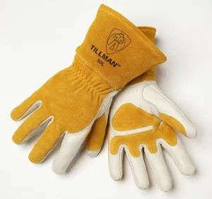 Tillman 50LL Top Grain Cowhide Lined/Split Back MIG Welding Gloves (Left Hand ONLY)